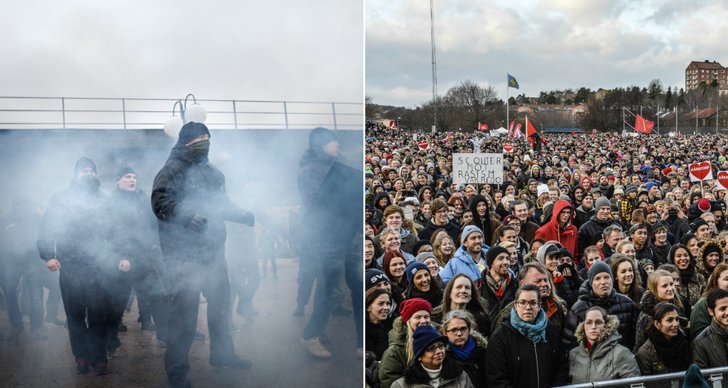 Demonstration, Kärrtorp, Nazism, festival